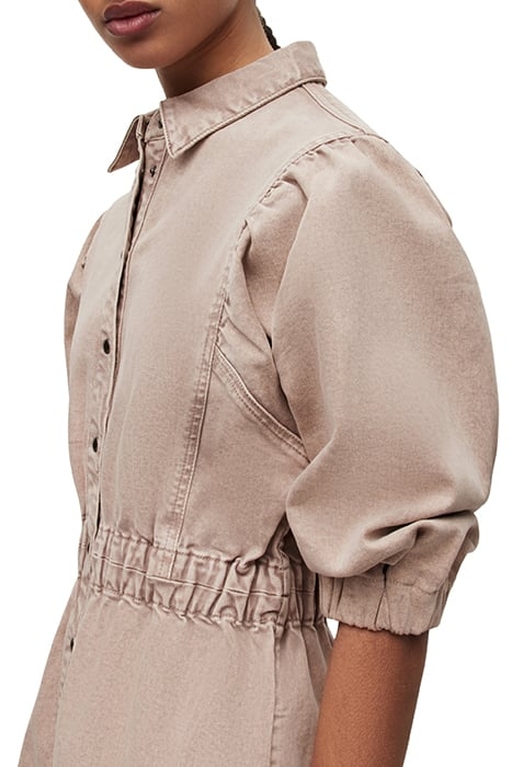 OSA DENIM DRESS WASHED PINK 4