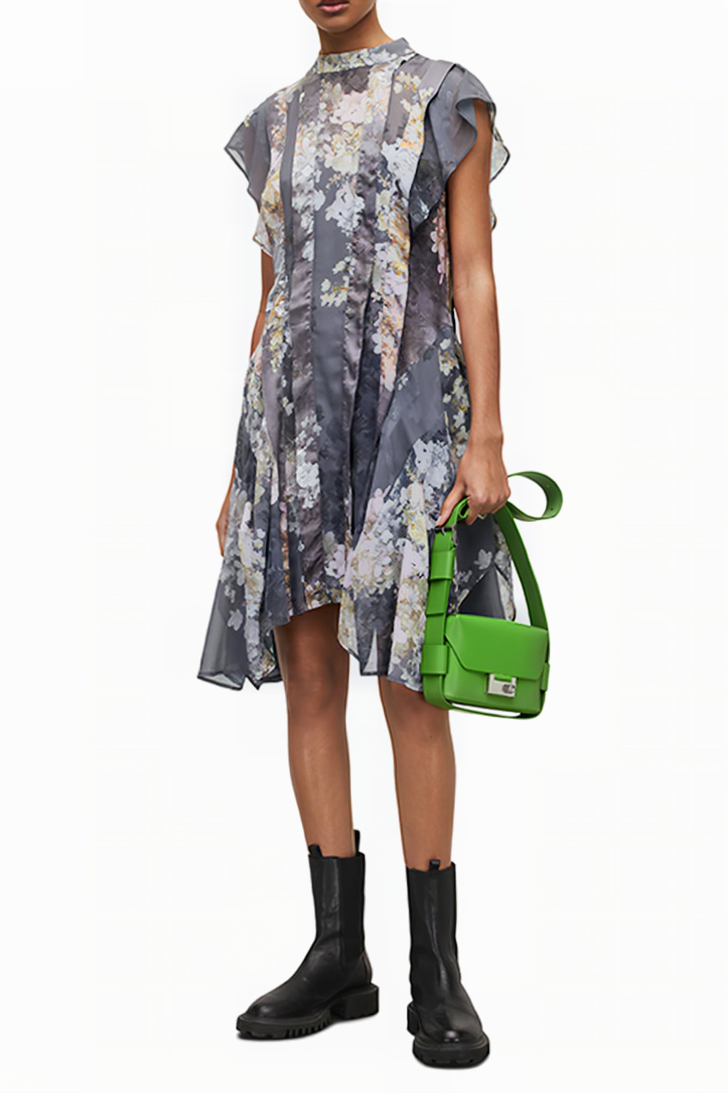 FLEUR VENETIA DRESS CONCRETE GREY 5