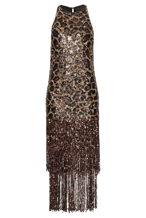 AROMATICO ABITO PAILLETTES MAC MULTI BEIGE/BLACK 6