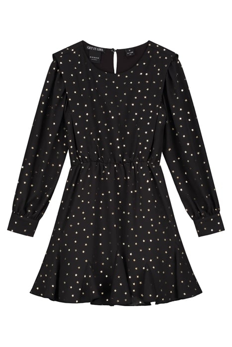 WINONA DRESS BLACK/GOLD 1