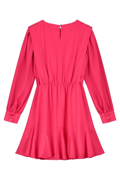 WINONA DRESS SOLID HOT PINK 2