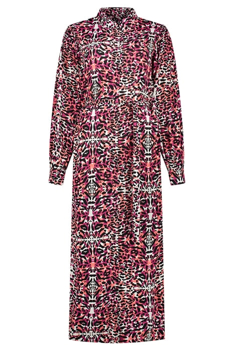 SOLANA LONG DRESS CORAL RATTAN 1