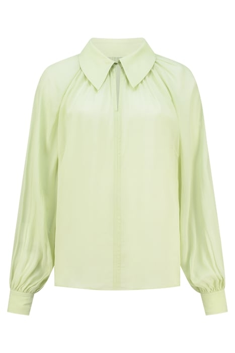 RUNA LOOSE BLOUSE GREEN LIGHT 1