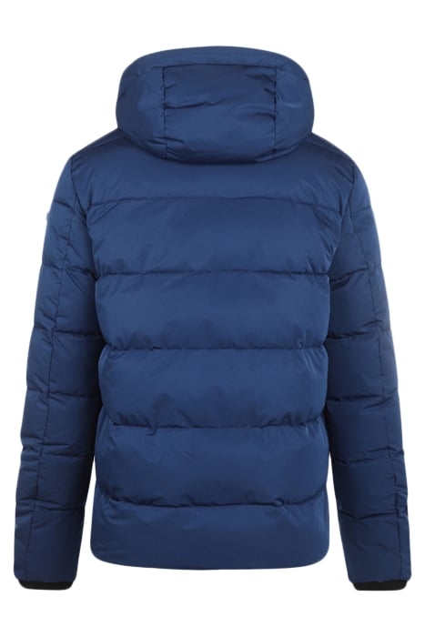 PADDED HOODED BOMBER MARINE 2