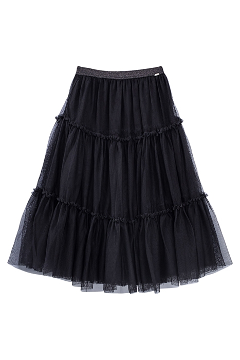 GIRLS’ BLACK TUTU-STYLE LONG SKIRT BLACK 2