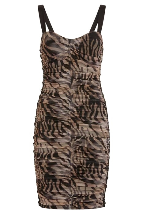 MARCIANO BY GUESS SMOKE AND MIRRORS CORSET DRESS SMOKE AND M 5