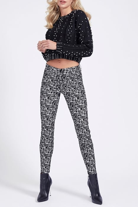 1981 SKINNY DISTRESSED TARTAN BL 3