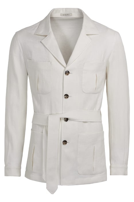 OFF WHITE BELTED SAFARI JACKET 8