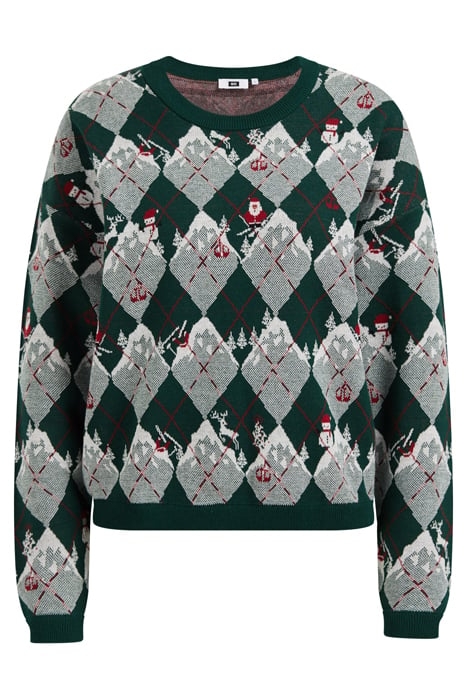 KNITTED PULLOVER GREEN 1