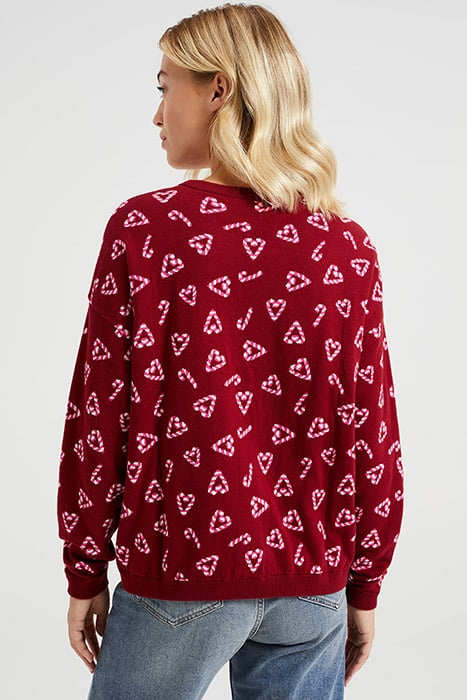 KNITTED PULLOVER RED 3