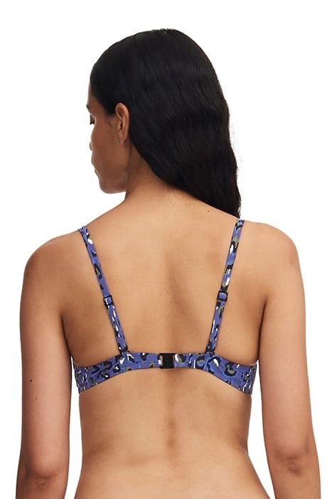 SW BRA TSHIRT HALF CUP MEMORY BLUE LEOPARD 3