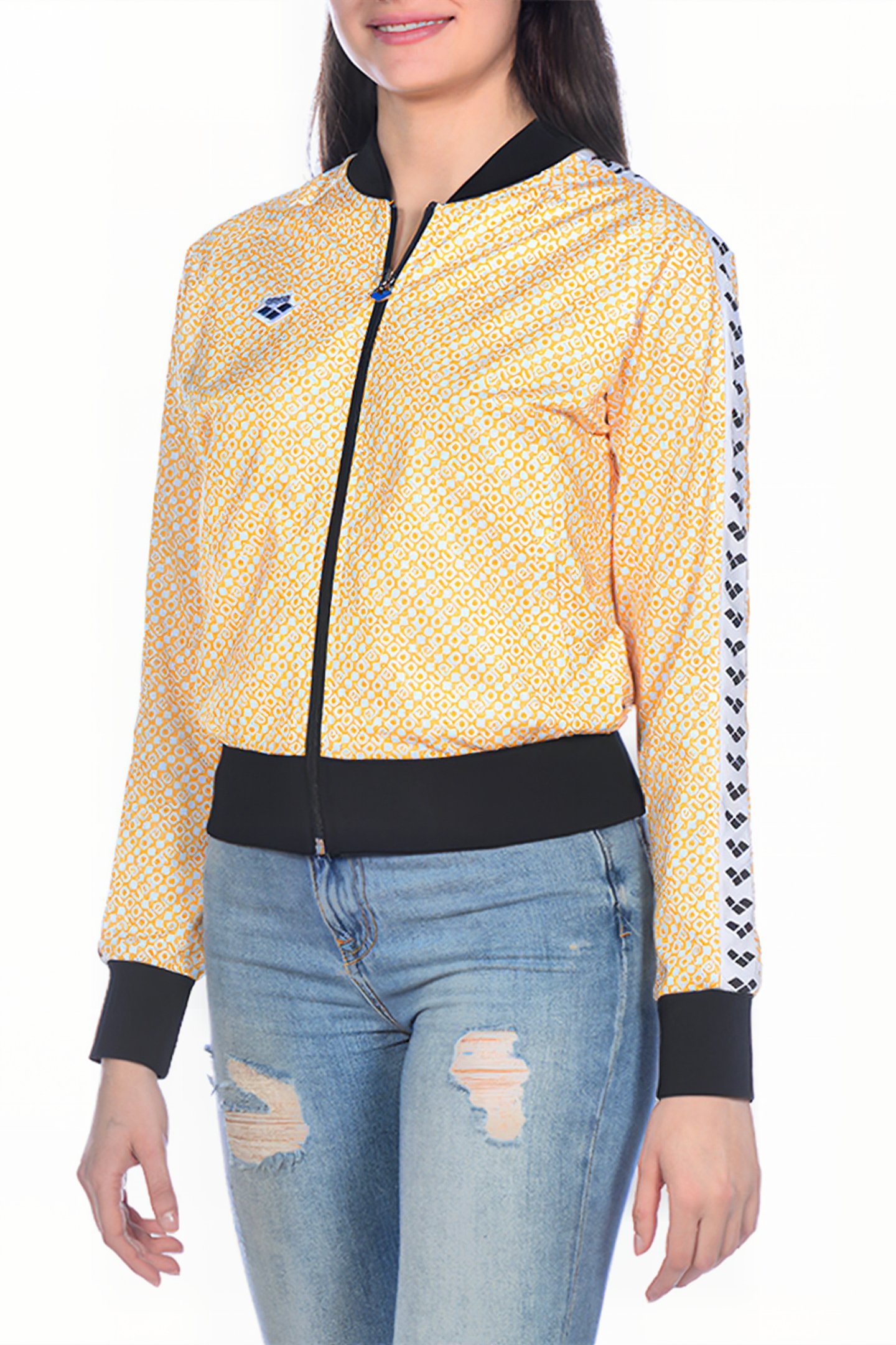 W RELAX IV TEAM JACKET DIAMONDS WHITE YELLOW BLAC 6