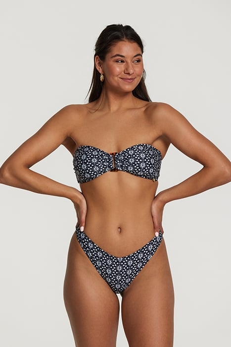 ZOE BIKINI SET TINY DAISY BLACK BLACK 2