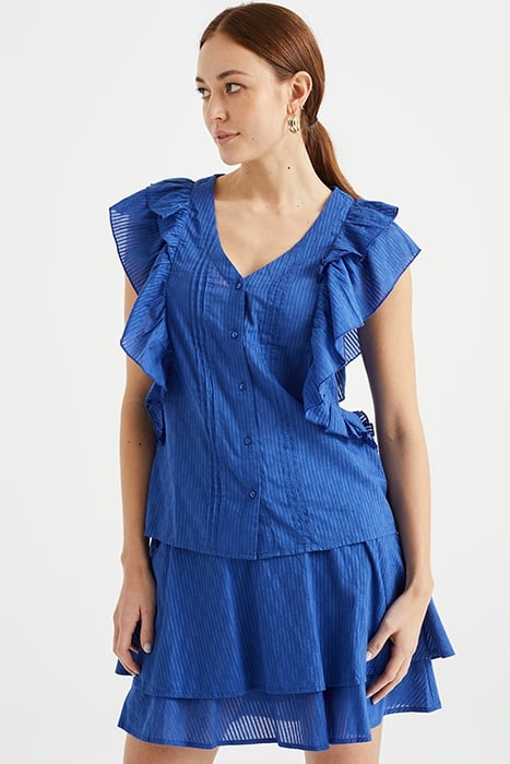 BLOUSE COBALT BLUE 2