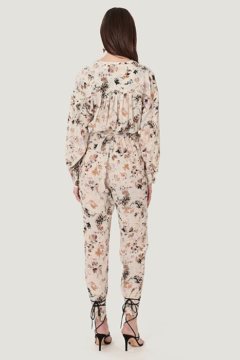 MATTAI JUMPSUIT IN BEIGE/MULTICO 2