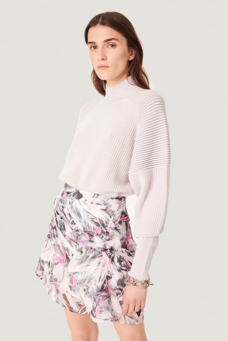 PASCOT MINI SKIRT IN GREY/ECRU/PINK SKIRT 3