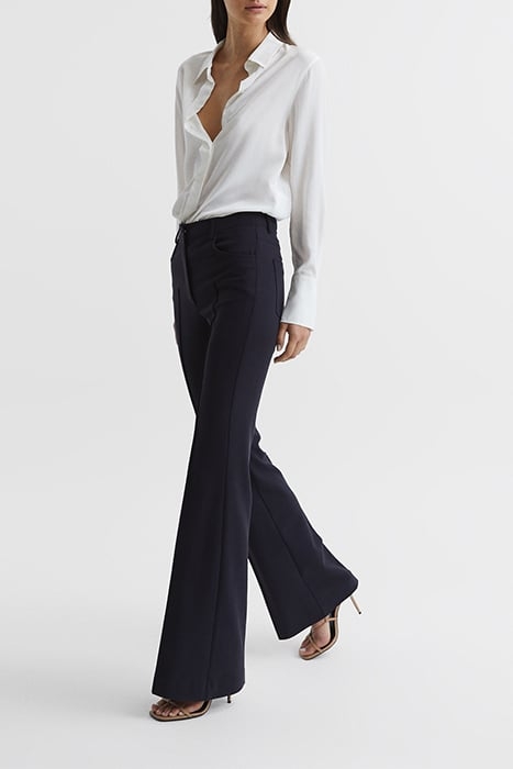 FLO WIDE-LEG & FLARED PANTS NAVY 4