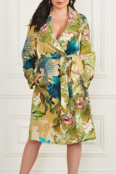 MARCIANO BY GUESS TERESA TRENCH SANCTUARY PRINT 1