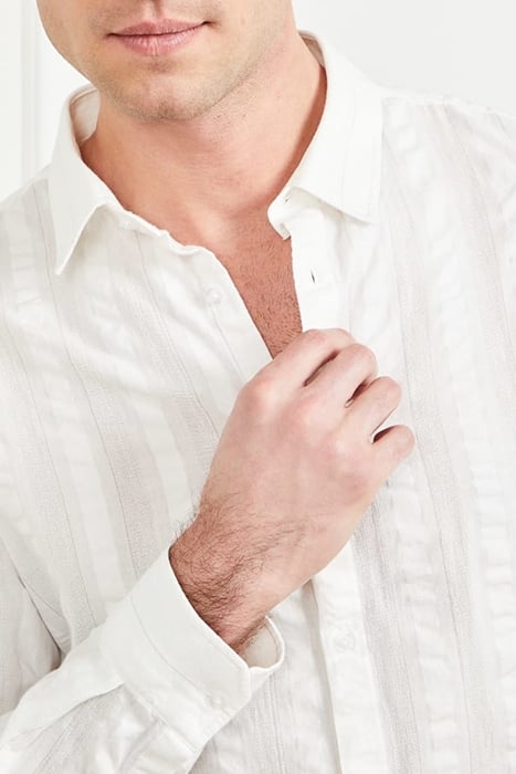 JOE IT COLLAR NOTCHE CREAM AND BEIGE S/SU 7