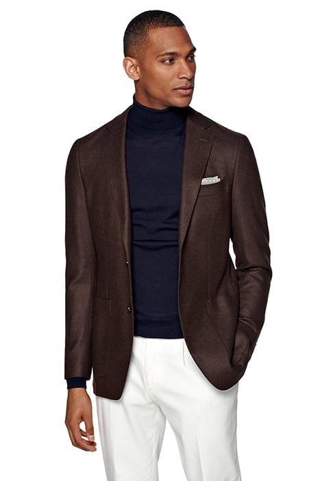 DARK BROWN HAVANA BLAZER 1