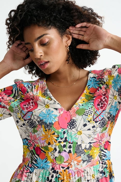 DRESS - LIV TROPICAL BOUQUET 7