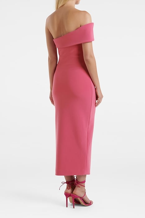 ANNA ONE SHOULDER BODYCON DRESS RASPBERRY JELLY 2