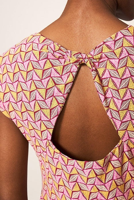 ADDISON COTTON MINI DRESS PLUM 3