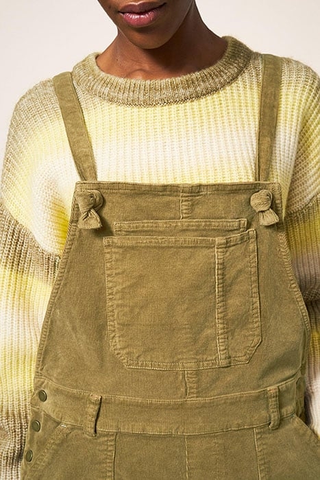 ELLA CORD DUNGAREE KHAKI GRN 4