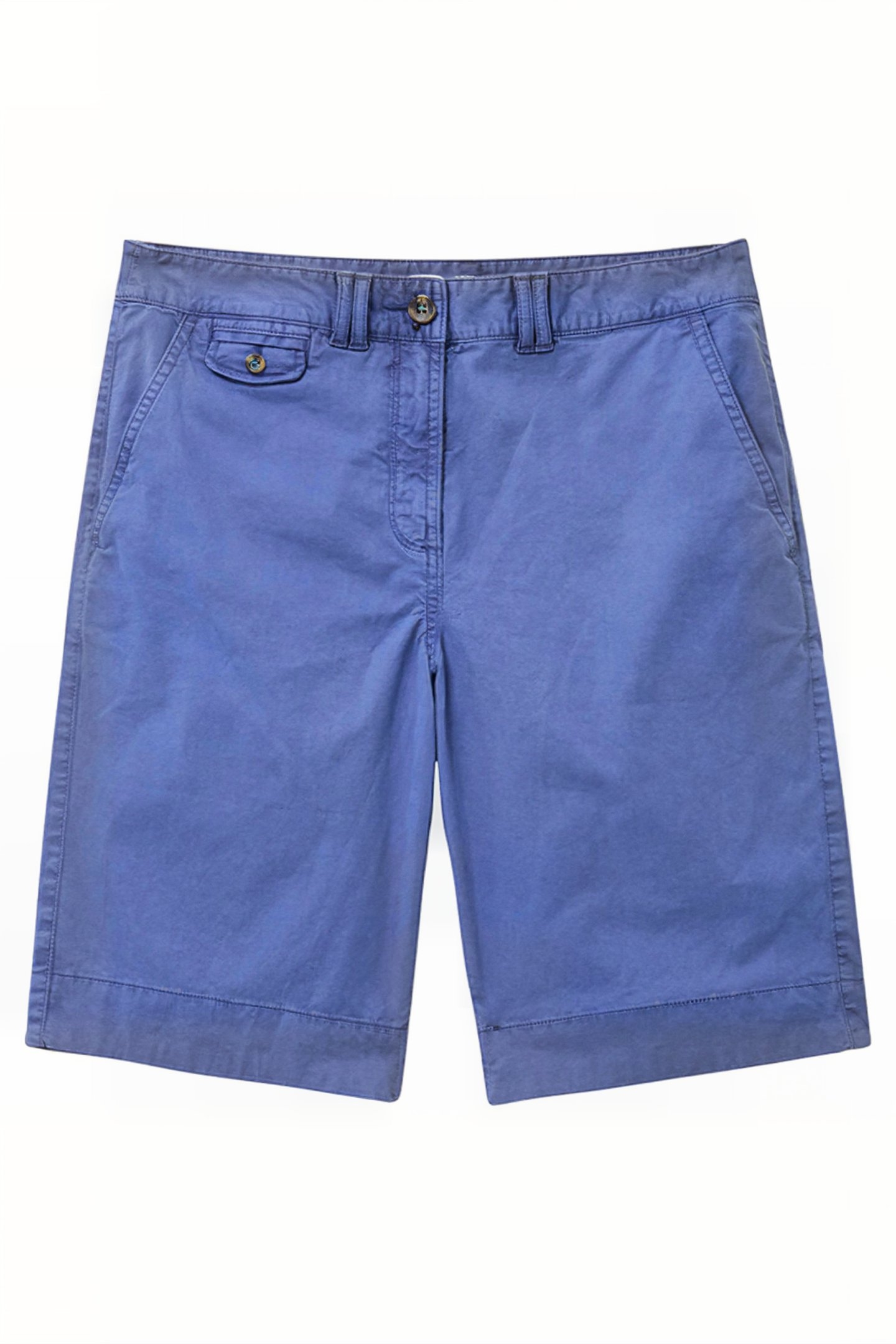 HAYLEY ORGANIC CHINO SHORTS MID BLUE 1