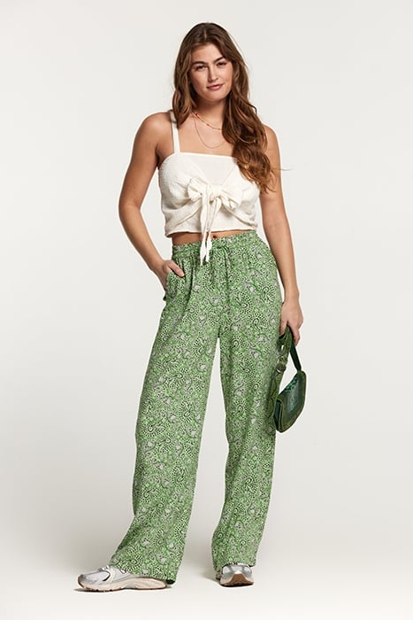 LADIES BONAIRE TOP MOUSSELINE WAFFLE JET STREAM WHITE 3