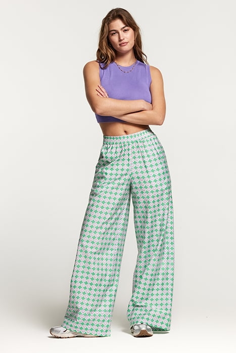 LADIES TOBAGO TROUSERS PORTO TILE FRESH GREEN 3