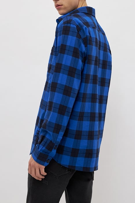 ELECTRIC BLUE CHECKERBOARD REGULAR SHIRT 6