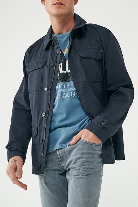 NAVY SAFARI JACKET 1