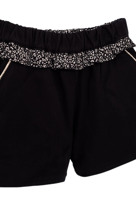 BABY GIRLS’ BLACK/TACHIST PRINT REVERSIBLE SHORTS 5