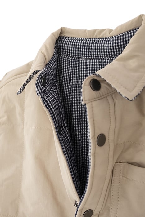 BOYS’ BEIGE/VICHY CHECK REVERSIBLE JACKET 7