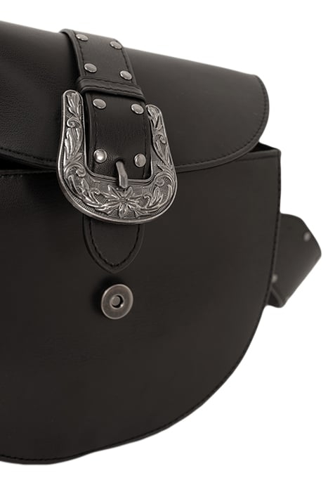 GIRLS’ BLACK WESTERN BUCKLE BAG 5