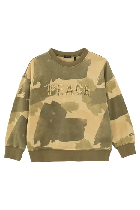 BOYS’ BEIGE CAMOUFLAGE ORGANIC COTTON SWEATSHIRT 1