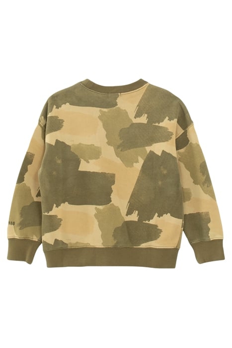 BOYS’ BEIGE CAMOUFLAGE ORGANIC COTTON SWEATSHIRT 2