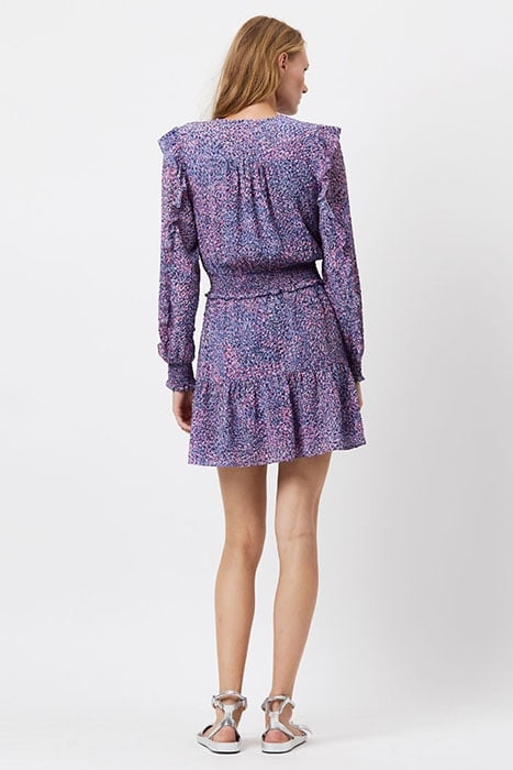 D6LIVELY RUFFLE MINI DRESS MULTICOLOUR 2