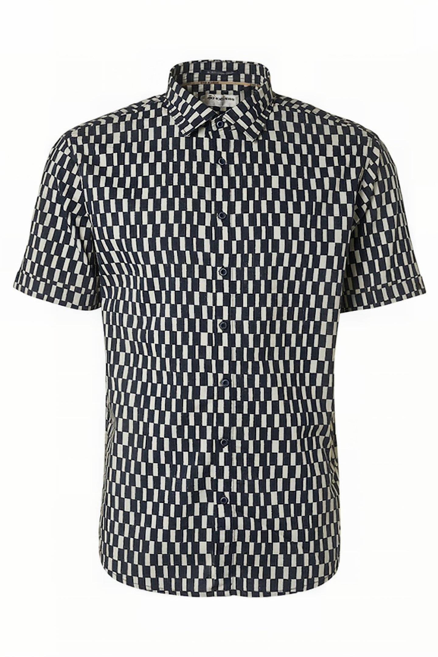 SHIRT SHORT SLEEVE ALLOVER PRINTED NIGHT 1