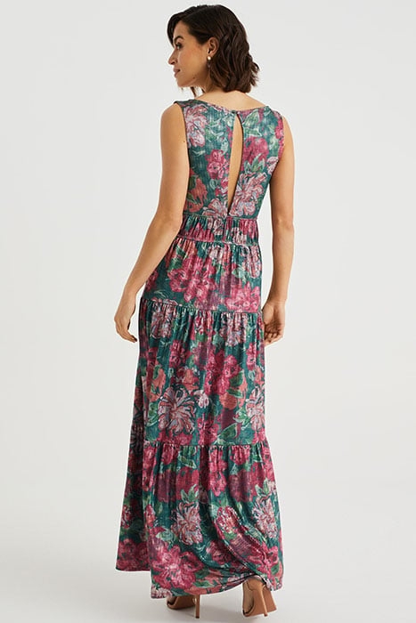 DRESS MAXI MULTI-COLOURED 2