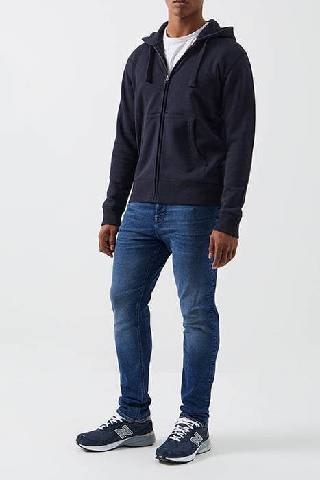 SWEAT ZIP-UP HOODIE DARK NAVY 1