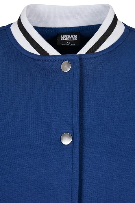 LADIES OVERSIZED COLLEGE SWEAT JACKET SPACEBLUE 8