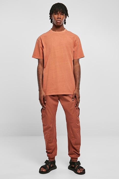 HEAVY OVERSIZED GARMENT DYE TEE TERRACOTTA 3