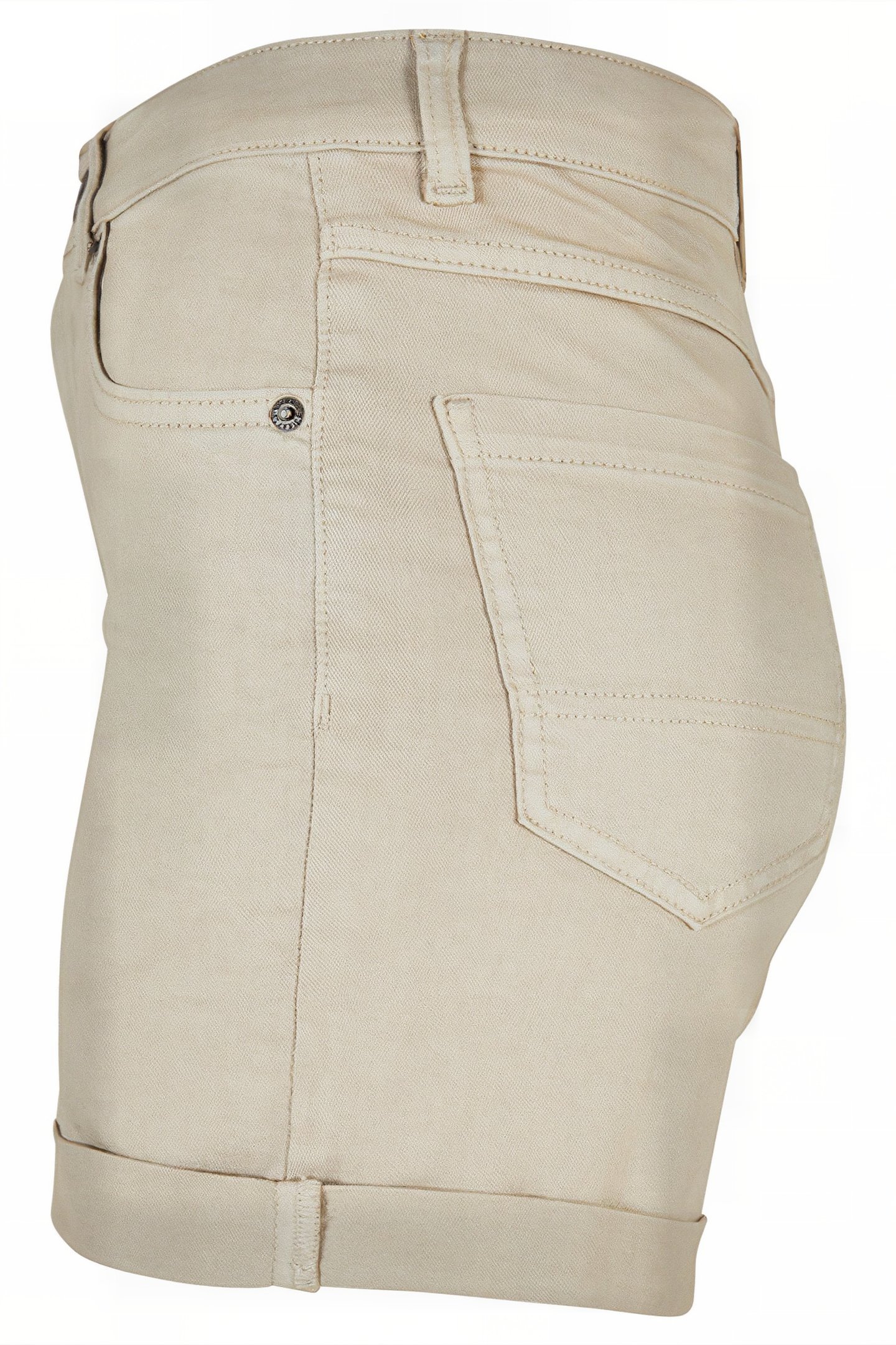 LADIES COLORED STRECH DENIM SHORTS SOFTSEAGRASS 5