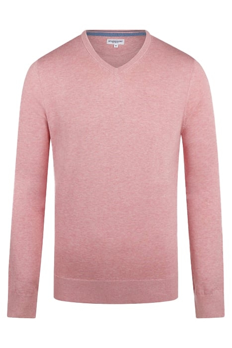 V NECK SWEATER DUSTY PINK 1