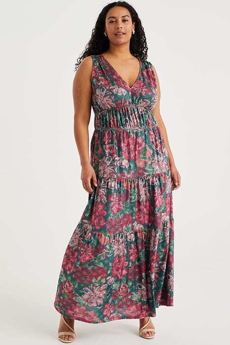 DRESS MAXI MULTI-COLOURED 1