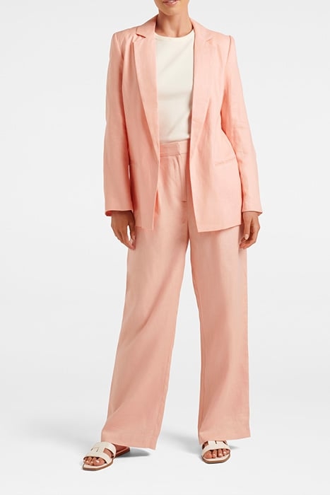 LUCY LINEN BLAZER LUCY LINEN BLAZER PINK COTTON 3