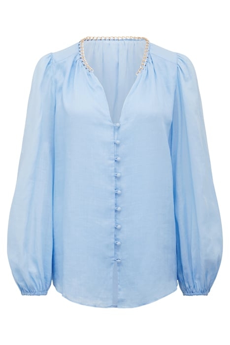 BLAIR CHAIN DETAIL BLOUSE FORGET ME NOT 4