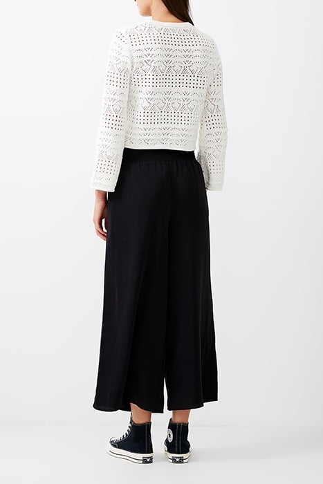 L/S CROCHET BOBBLE KNIT IVORY 3